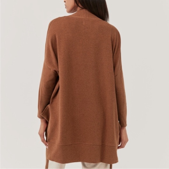 PACT Women’s Organic Cotton Saddle Heather Airplane Cardigan M/L | EUC - Picture 2 of 8